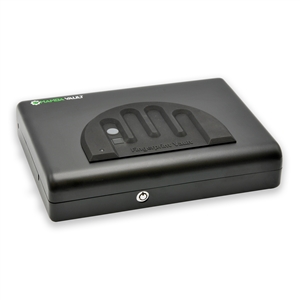 Mamba Vault Biometric Gun Safe (MV505B) Secure Handgun & Pistol Storage Box | Quick Access, Home Safety