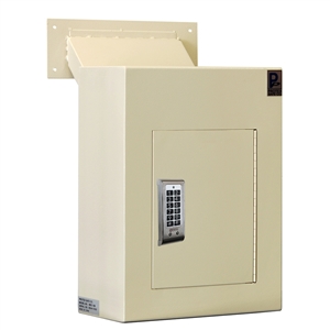 WDC-160E Electronic Wall Drop Box w/ Adjustable Chute Through-the-Wall